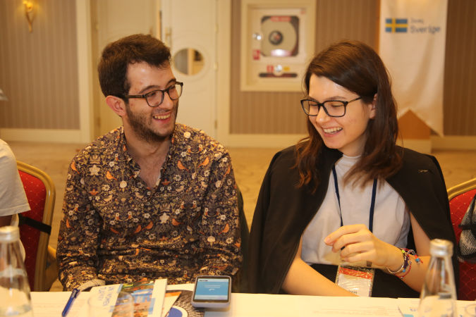 University students are challenging each other about gender equality on an online game-based learning platform. Photo: UN Women