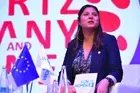 Gaye Tuğrulöz is a youth activist advocating for climate justice, working to ensure that young women lead the way toward a more just and sustainable future. Photo: UN Women