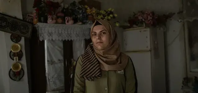 A Syrian woman in Adıyaman who joined a UN Women-supported community gathering on gender equality. Photo: UN Women, Ali Saltan