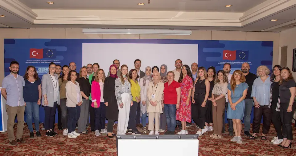 Gender responsive budgeting training with Turkish public officials held in Trabzon, Türkiye. Photo: UN Women