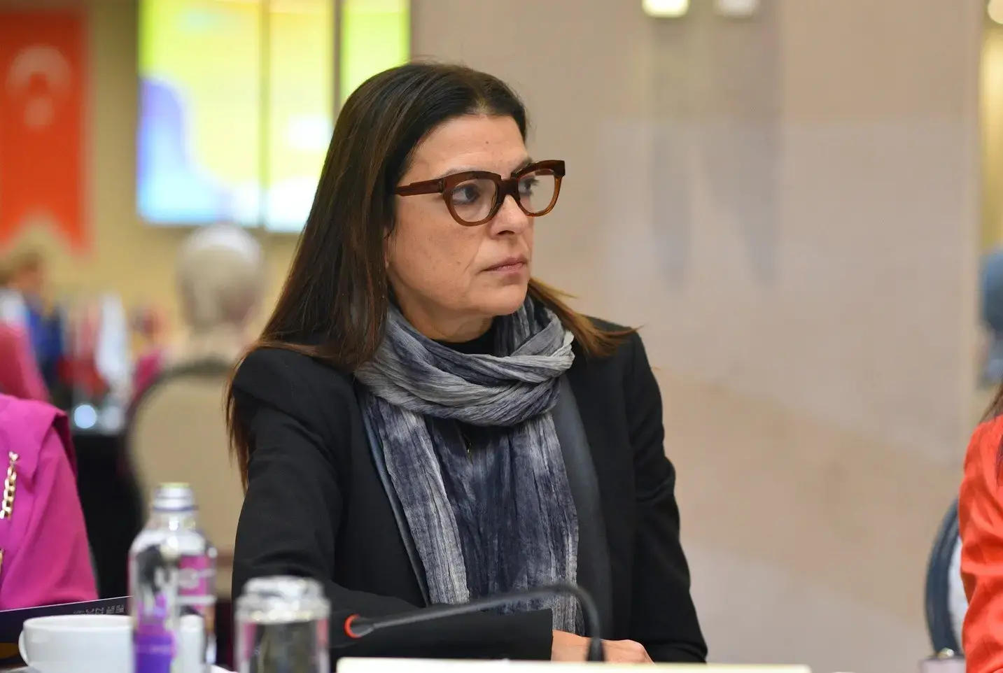 İpek İlkkaracan moderates the "Policy Dialogue Series on Care Work and Care Economy in the Post-Covid-19 World". Photo: UN Women