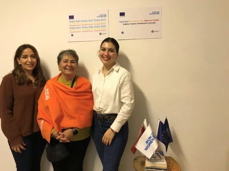 Members of Association for Supporting Contemporary Life Şile Branch. Photo: Courtesy of Association for Supporting Contemporary Life Şile Branch.