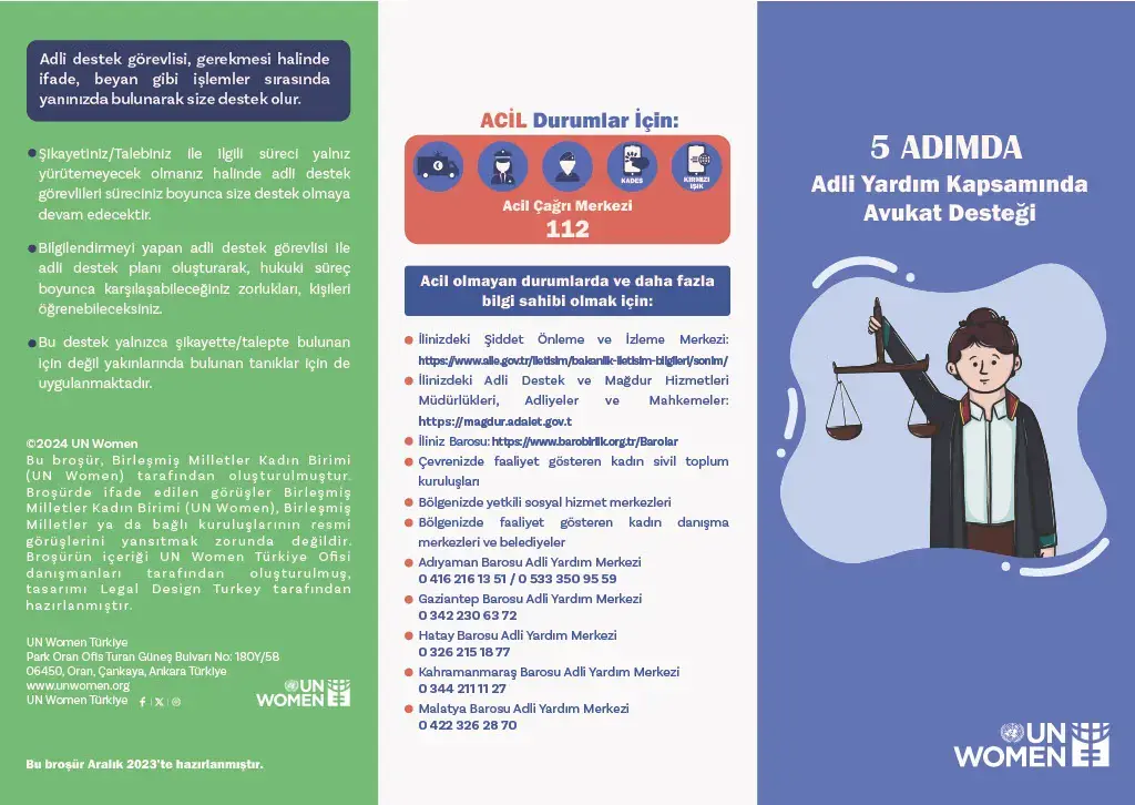 5 Adımda Adli Yardım Kapsamında Avukat Desteği (5 Steps to Legal Aid)