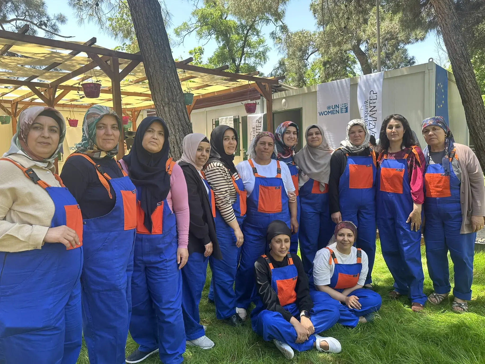 Participants of the Green Jobs and Entrepreneurship Center for Women. Photo: UN Women / Ebru Demirel 