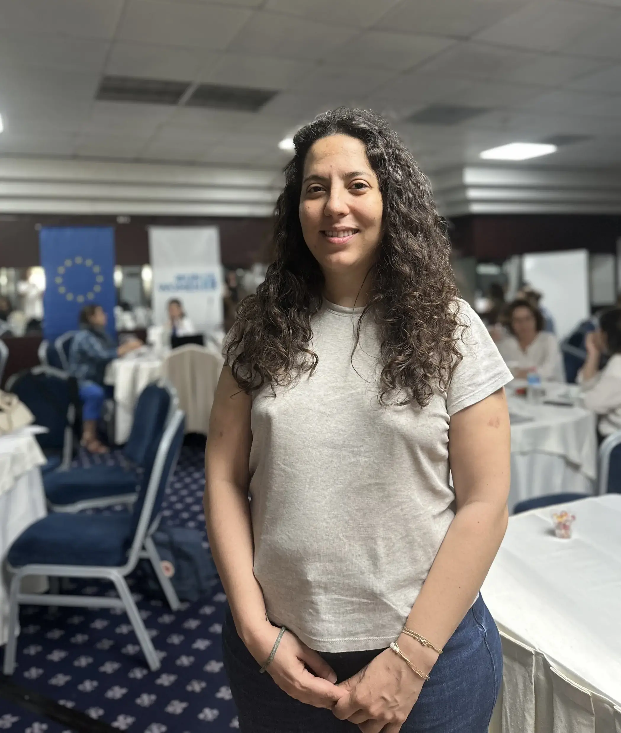 Günçe Çetin, a lawyer and participant from the Foundation for Women’s Solidarity. Photo: UN Women / Ebru Demirel