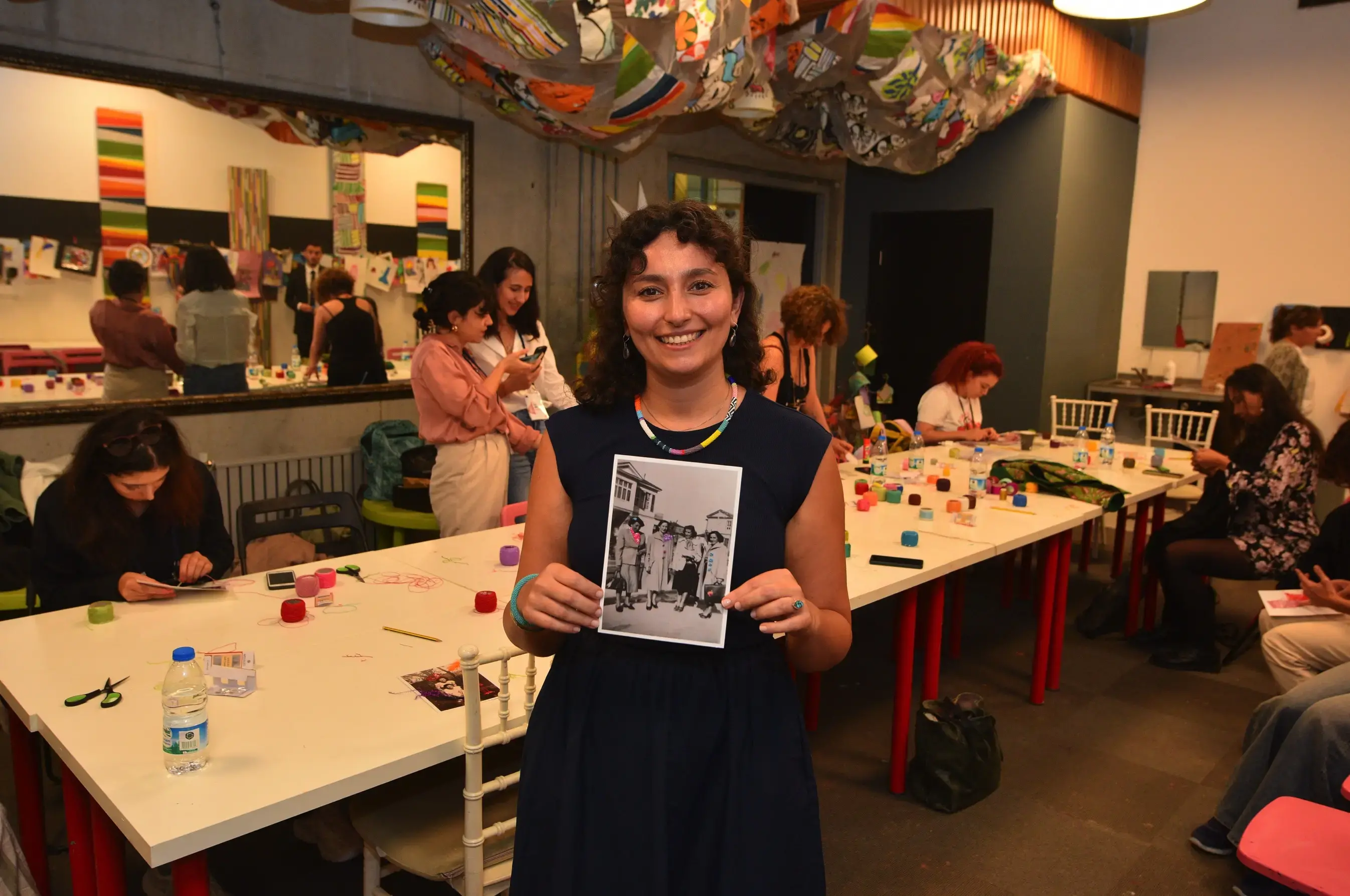 Damla Sandal is at a workshop organized by UN Women. Photo: Ender Baykuş/UN Women