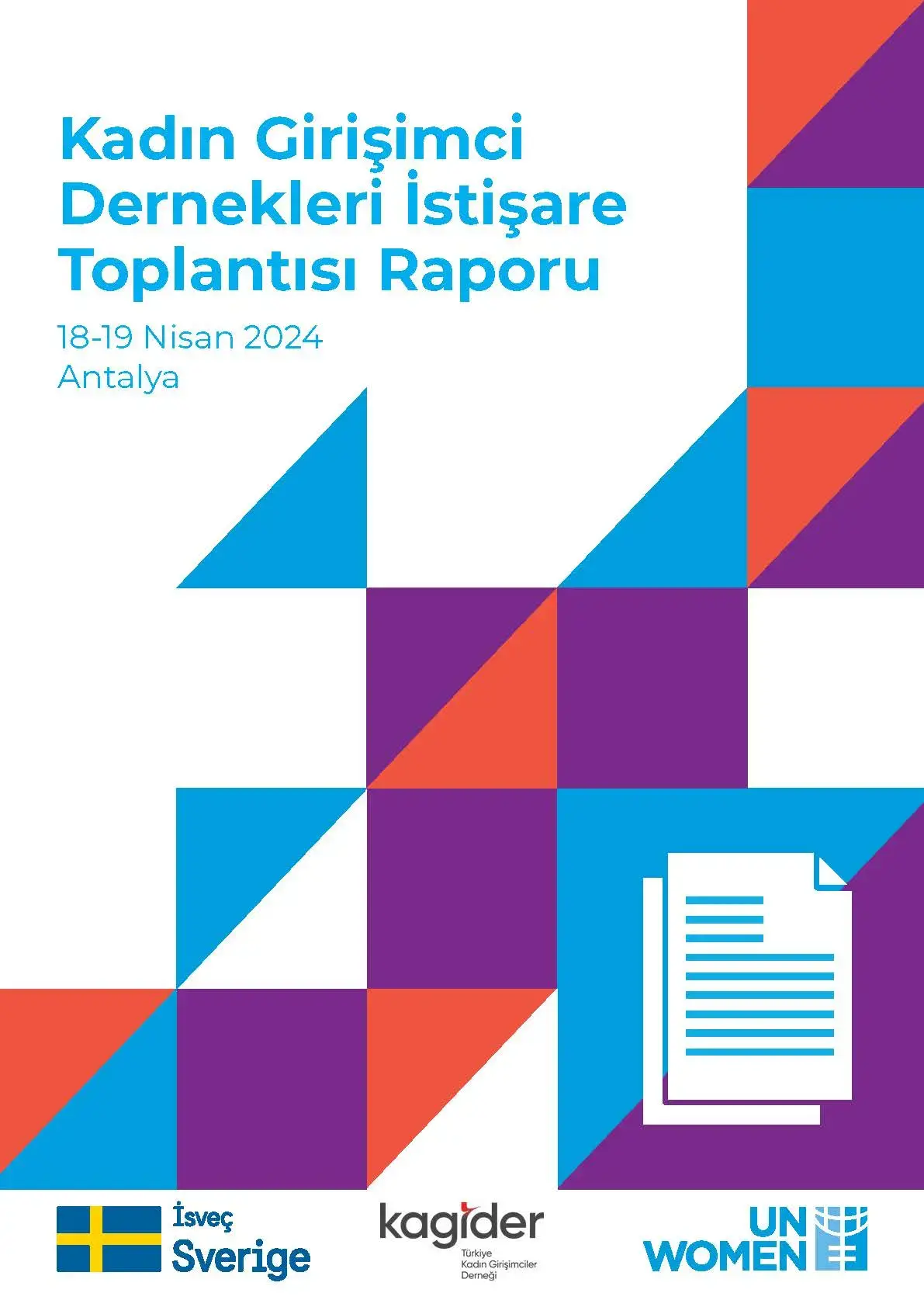 Kadın Girişimci Dernekleri İstişare Toplantısı Raporu Cover