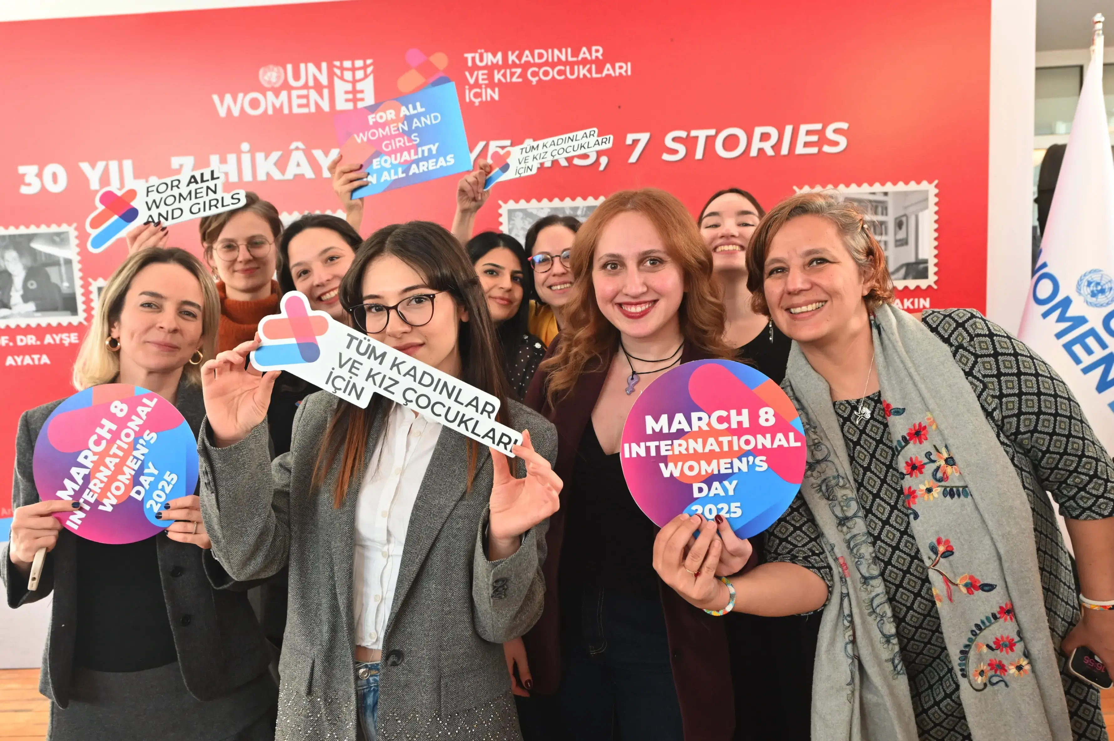 The premiere of 30 Years, 7 Stories documentary in Ankara—marking three decades of progress since the Beijing Declaration, brought together activists, academics, diplomats, and young leaders. Credit: UN Women