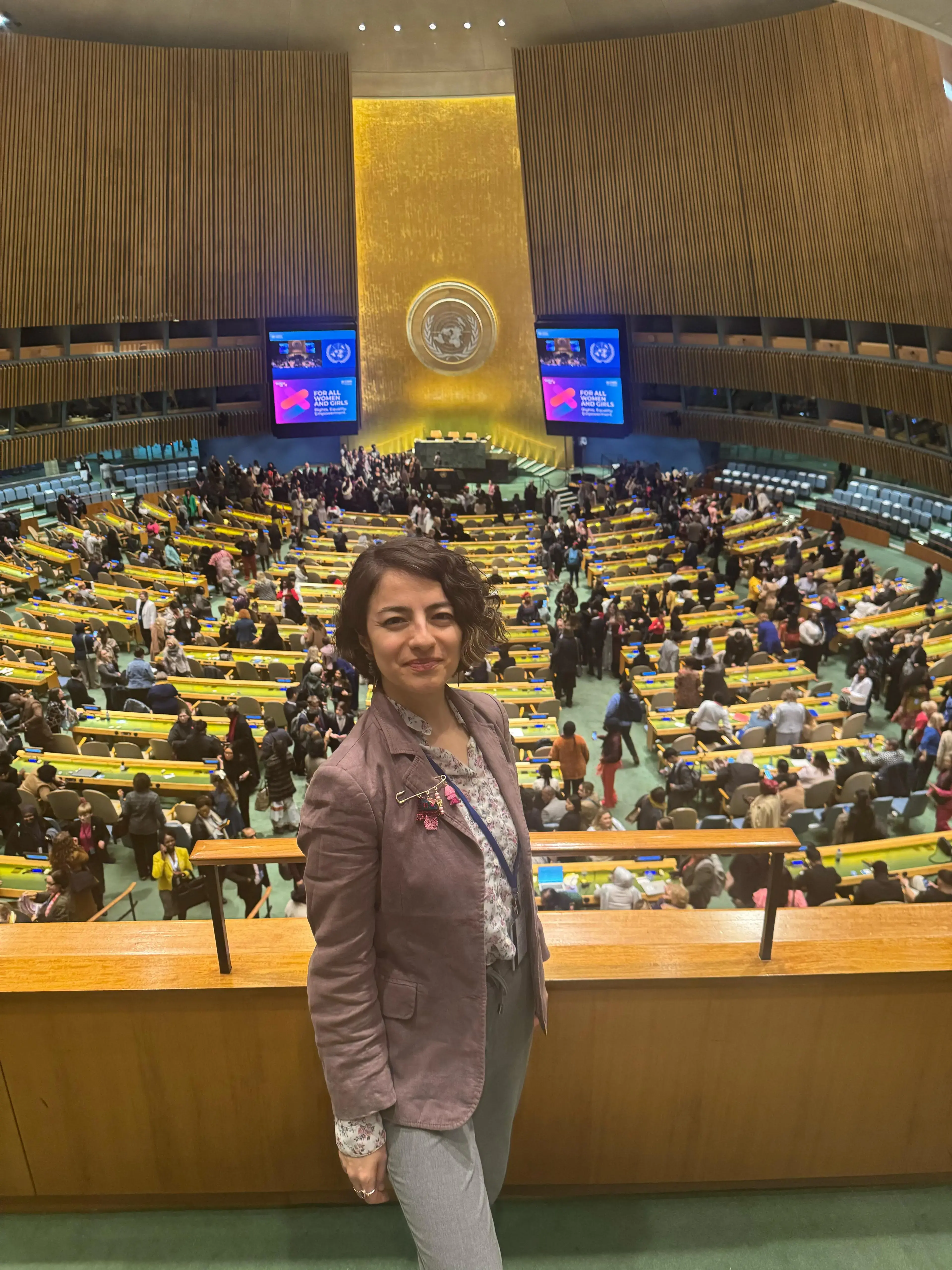 Gülfer Kırbaş at the UN General Assembly