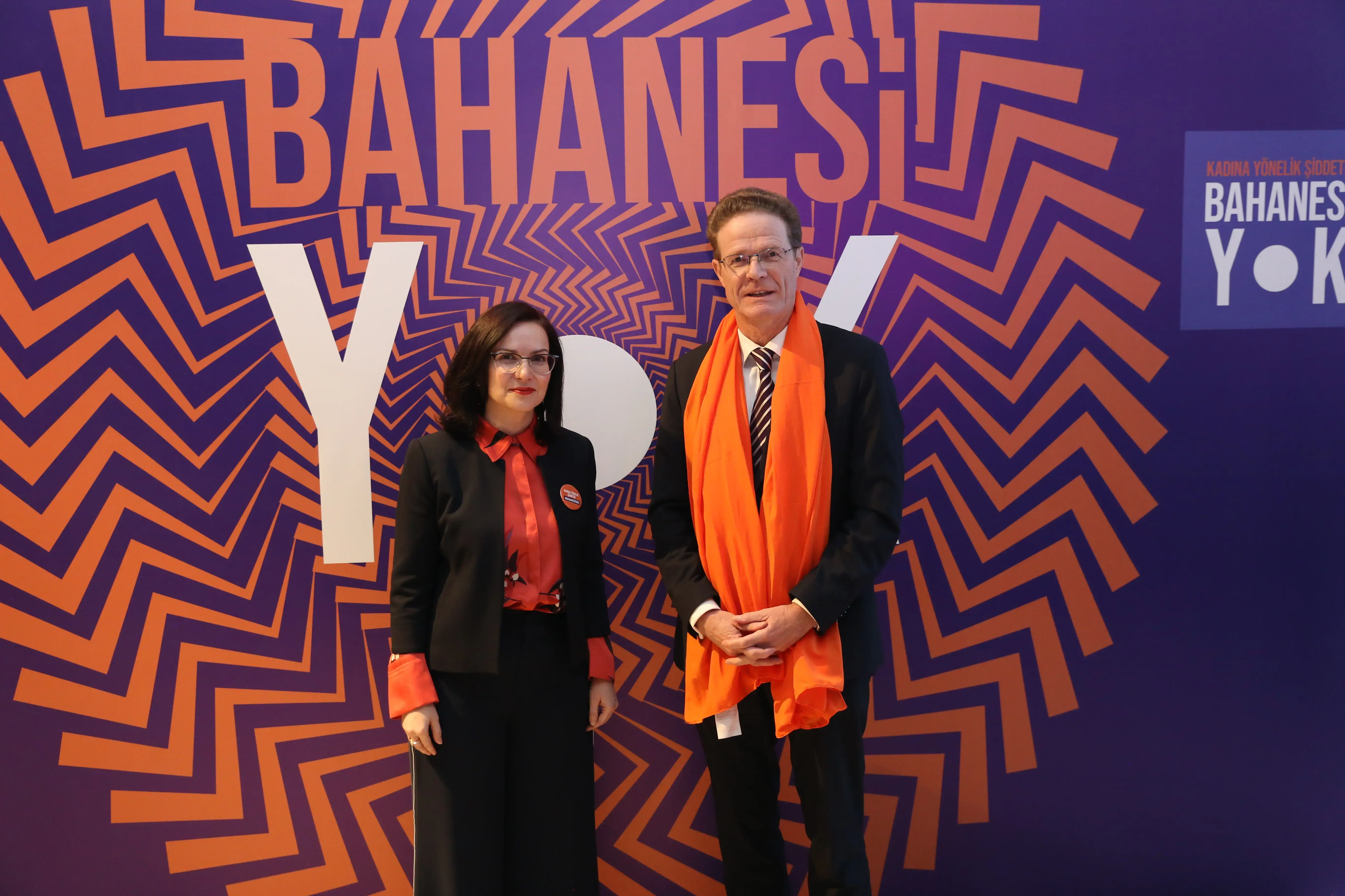 Asya Varbanova, UN Women Türkiye Country Director and Nikolaus Meyer-Landrut, Ambassador, the Head of the EU Delegation to Türkiye, Photo: UN Women.