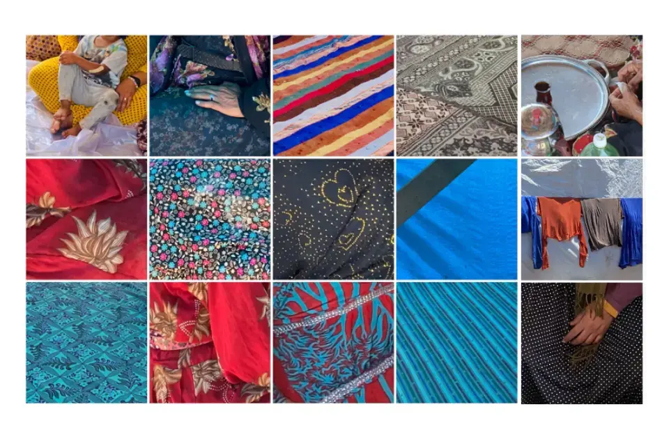 Tent chats collage.PNG Tent chats brought women and girls together to discuss child, early and forced marriage. Photo collage: İlkin Eskipehlivanlı